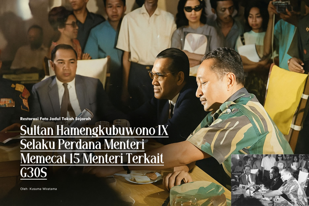 Hamengkubuwono X memecat 15 menteri terkait G30S